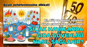 Sıcak havalarda gıda güvenliği nasıl sağlanır?