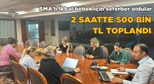 2 saatte 500 bin TL toplandı