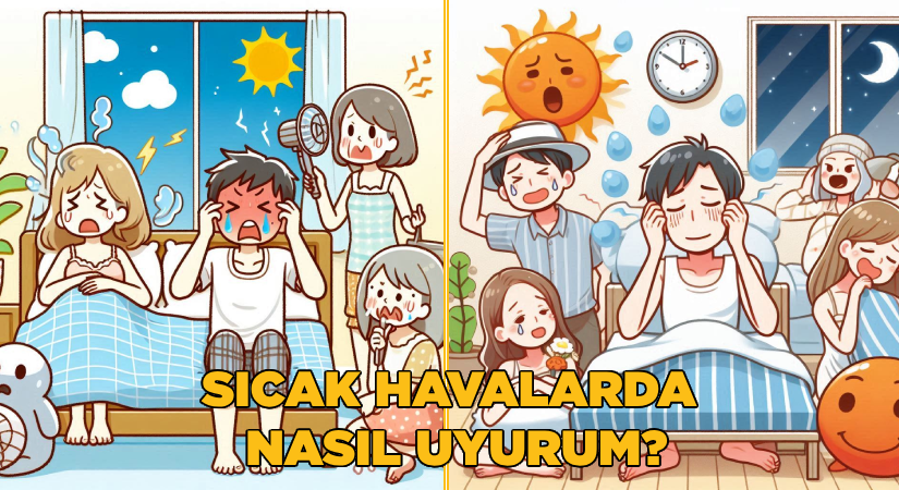 Sıcak havalarda nasıl uyurum?