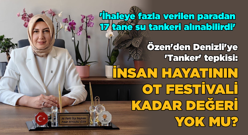 ‘’Bir insan hayatının bir ot festivali kadar değeri yok mu?’’