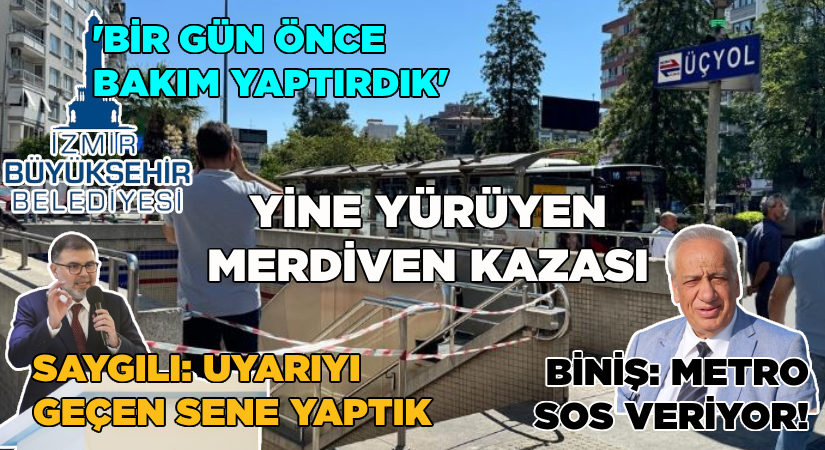 Yine yürüyen merdiven kazası: 11 yaralı