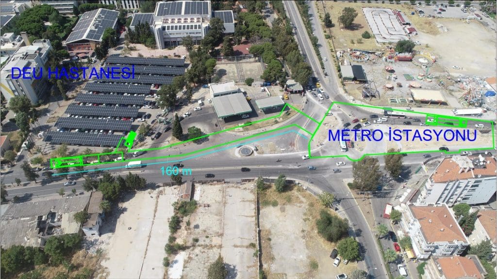 Metro’dan Dokuz Eylül Hastanesi’ne yaya tüneli