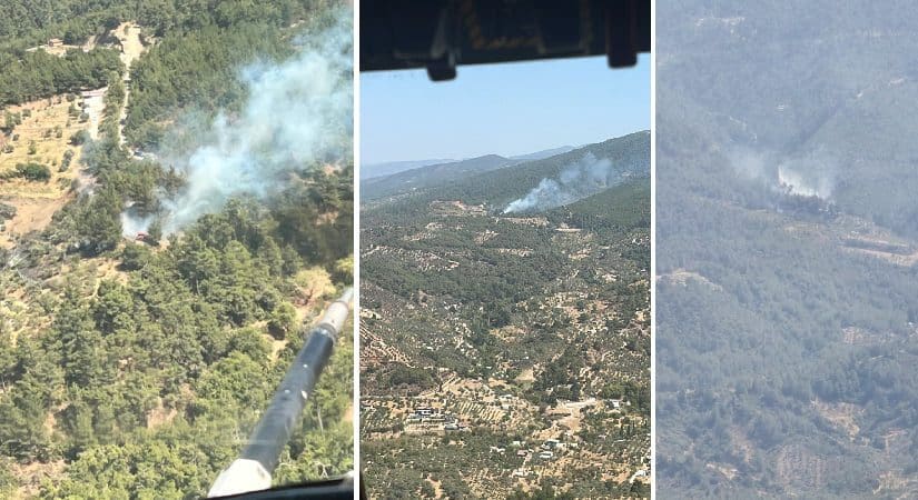 İzmir’in orman yangınları bitmek bilmiyor