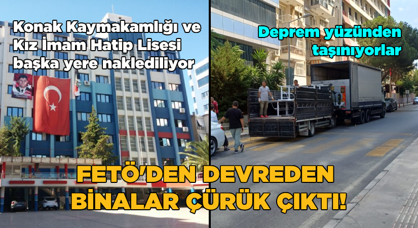 FETÖ’den devreden binalar çürük çıktı!