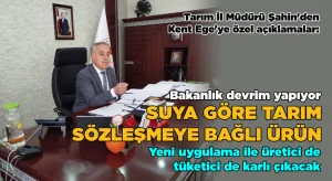 Suya göre tarım, sözleşmeye bağlı ürün