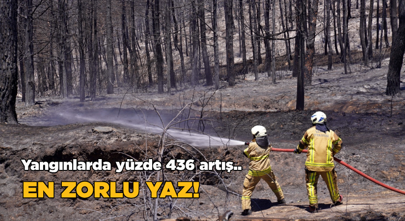 Yangınlarda yüzde 436 artış-En zorlu yaz!