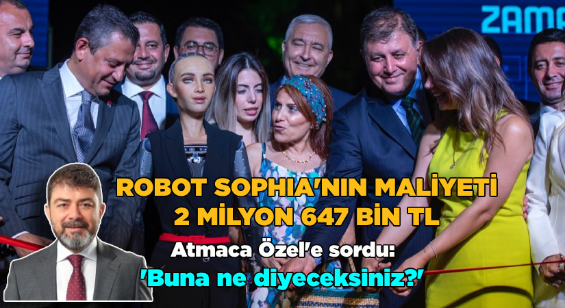 Robot Sophia’nın 3 günlük maliyeti 2 milyon 647 bin TL