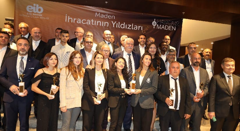 Maden ihracatının yıldızları ödüllerine kavuştu