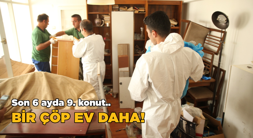 10 ton atık çıktı; Çöp ev!