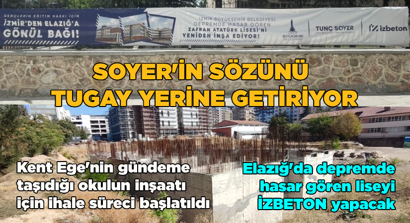 Soyer’in sözünü Tugay yerine getiriyor