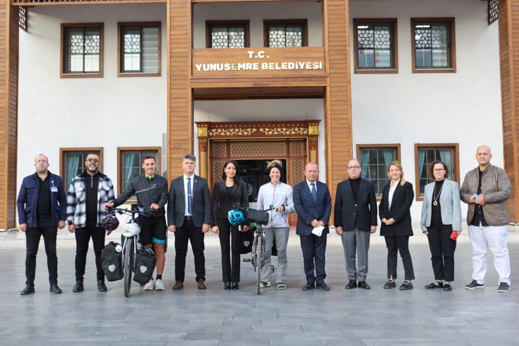 Fransız çift, bisikletleriyle Akdeniz turunda