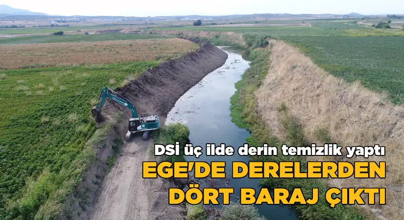 Ege’de derelerden 4 baraj çıktı