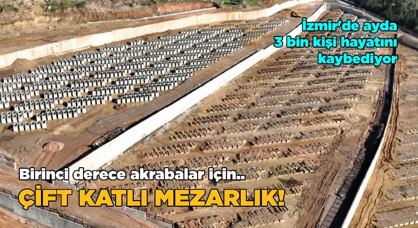 Birinci derece akrabalar için.. Çiftli katlı mezarlık