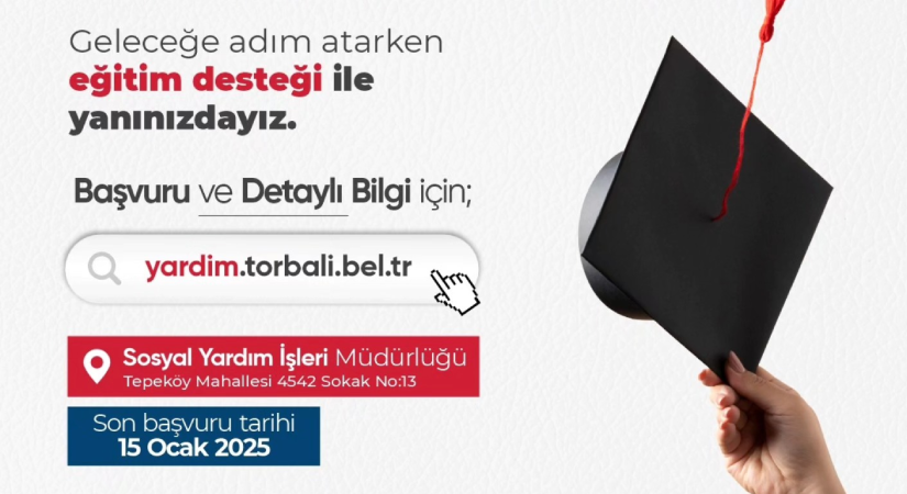 Torbalı Belediyesi’nden öğrencilere hem eğitim hem de ulaşım desteği