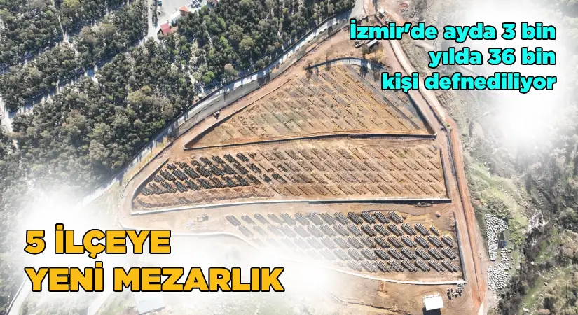 2025’te 5 ilçeye yeni mezarlık alanı kazandırılacak