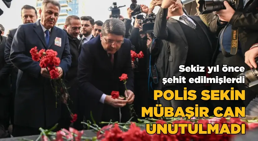 Şehit Polis Sekin ve Mübaşir Can unutulmadı