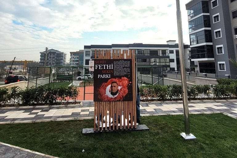Şehit Fethi Sekin Park’ı Menderes’e Kazandırıldı