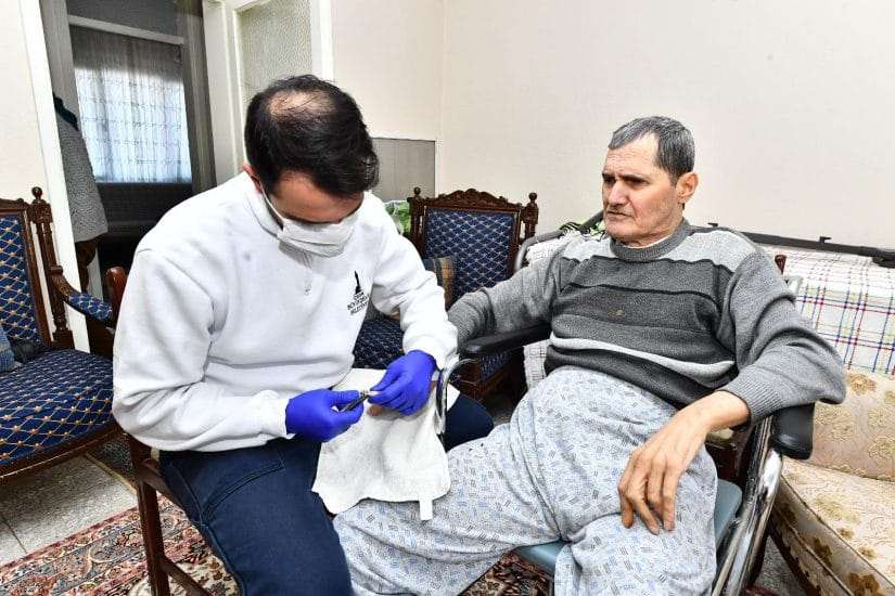 Büyükşehir’den evde bakım hizmeti