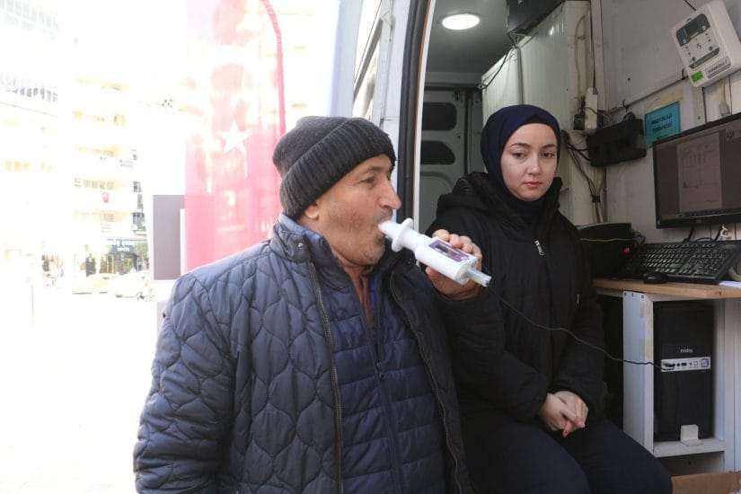 Büyükşehir’den Dünya Sigarayı Bırakma Günü’nde solunum testi