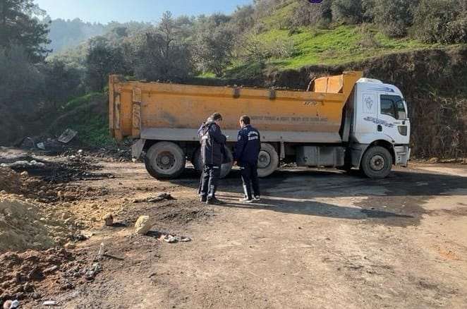 Manisa’da çevreyi kirletenlere suç üstü