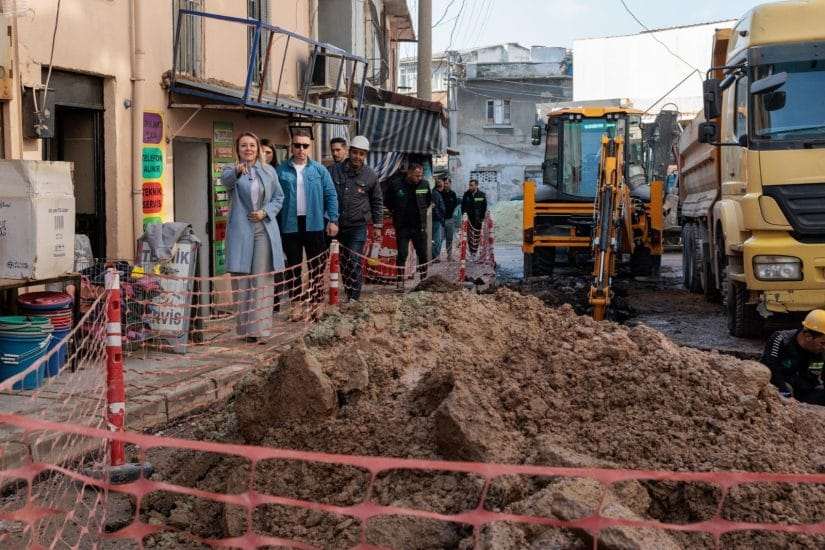 Konak’ta doğalgaz çalışmaları hız kazandı