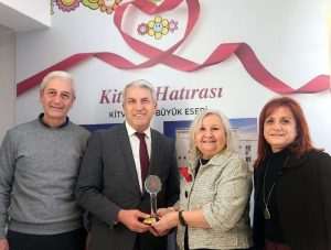 KİTVAK’tan Eroğlu’na teşekkür plaketi