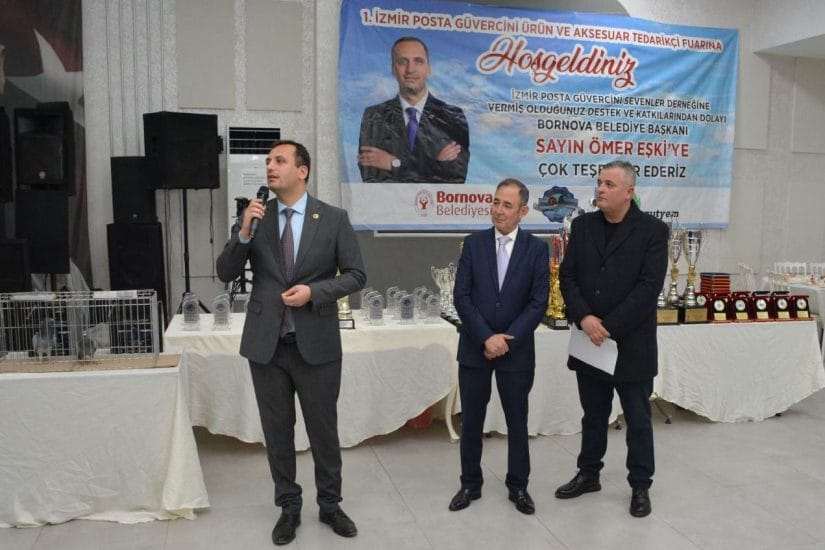 Posta güvercini tutkunları Bornova buluştu