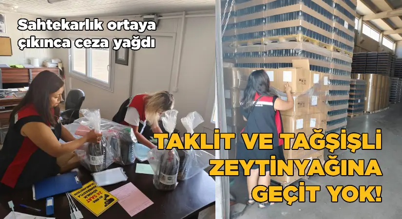 İzmir’de Taklit Ve Tağşişli Zeytinyağına Geçit Yok!