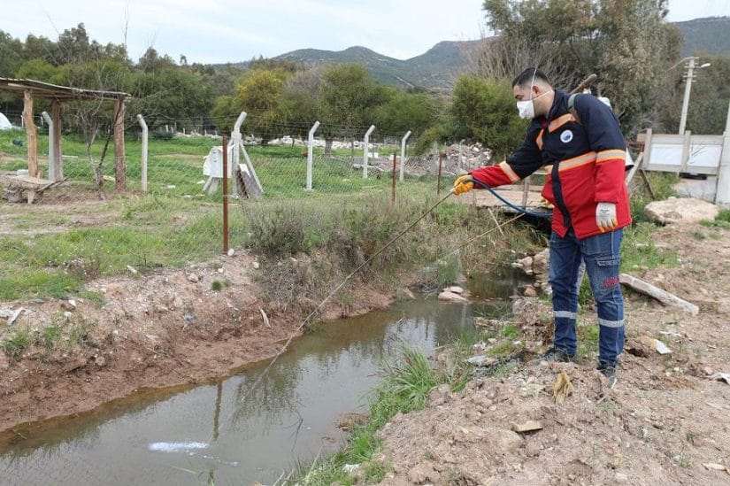 Menderes’te Haşere ile Mücadele Başladı