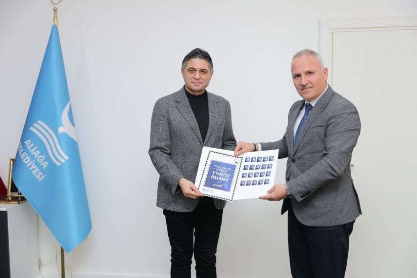 Aliağa’ya PTT’den Özel Posta Pulu Basıldı