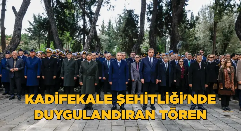 Kadifekale Şehitliği’nde duygulandıran tören