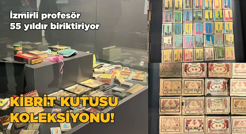 Profesörün kibrit kutusu koleksiyonu