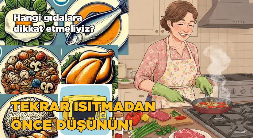 Tekrar ısıtmadan önce düşünün! Bazı gıdalar sağlığa zararlı gelebilir