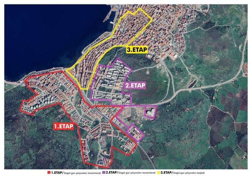 Dikili’de 3. Etap Doğal Gaz Çalışmaları Başlıyor