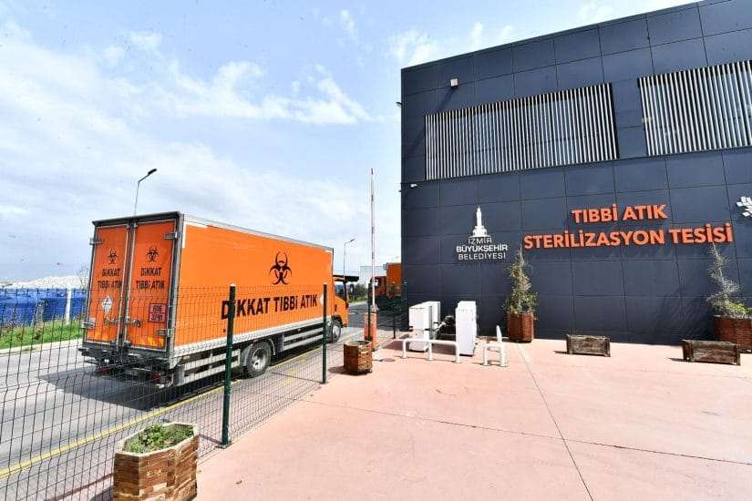 İzmir’in tıbbi atık tesisinde günlük 30 ton dönüşüm!