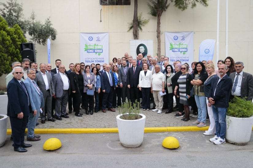 Gıda Çarşısı’na 50 çöp konteyneri için tören!