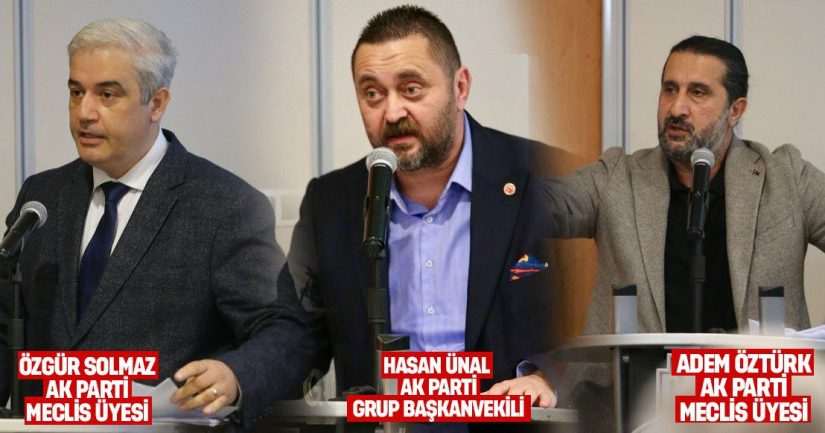 AK Partili Meclis Üyeleri Ünsal’a rakamlarla yüklendi: Belediyede usulsüzlük diz boyu