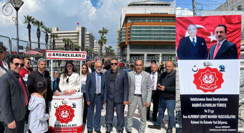 Aksaçlılar Türkeş ve Yazıcıoğlu’nu yad etti