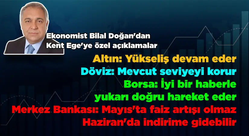 Ekonomist Bilal Doğan’da Kent Ege’ye özel açıklamalar