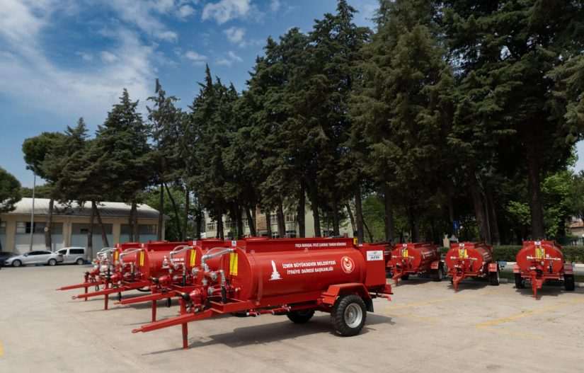 İzmir’in orman köylerine 125 yangın söndürme tankeri daha