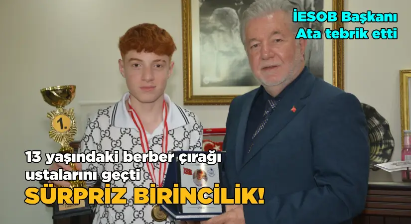 13 yaşındaki berber çırağı ustalarını geçti