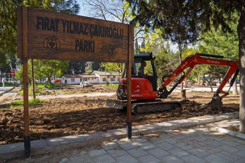 Fırat Çakıroğlu Parkı’nda dönüşüm
