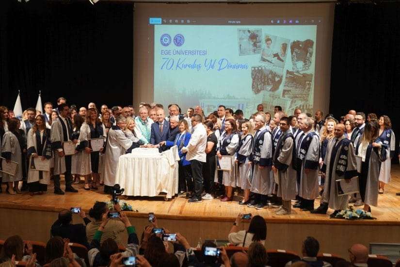 Ege Üniversitesinin 70. Yılı Törenle Kutlandı