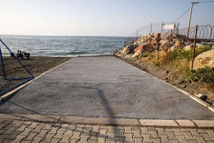 Güzelbahçe’de tekneler için çekek yeri yapıldı