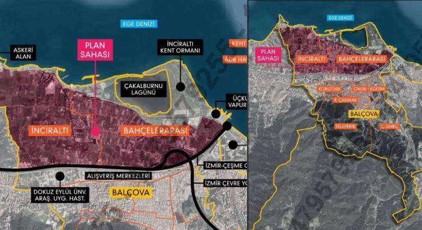 İnciraltı’nın 100 binlik planları askıya çıktı