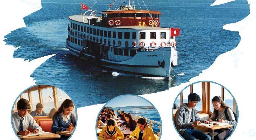 Bergama Vapuru YKS’ye girecekler için tahsis edildi