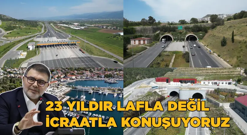 ‘’Biz İzmir’e ne verdik diye soranlara; vizyonla, icraatla, eserle cevap veriyoruz’’