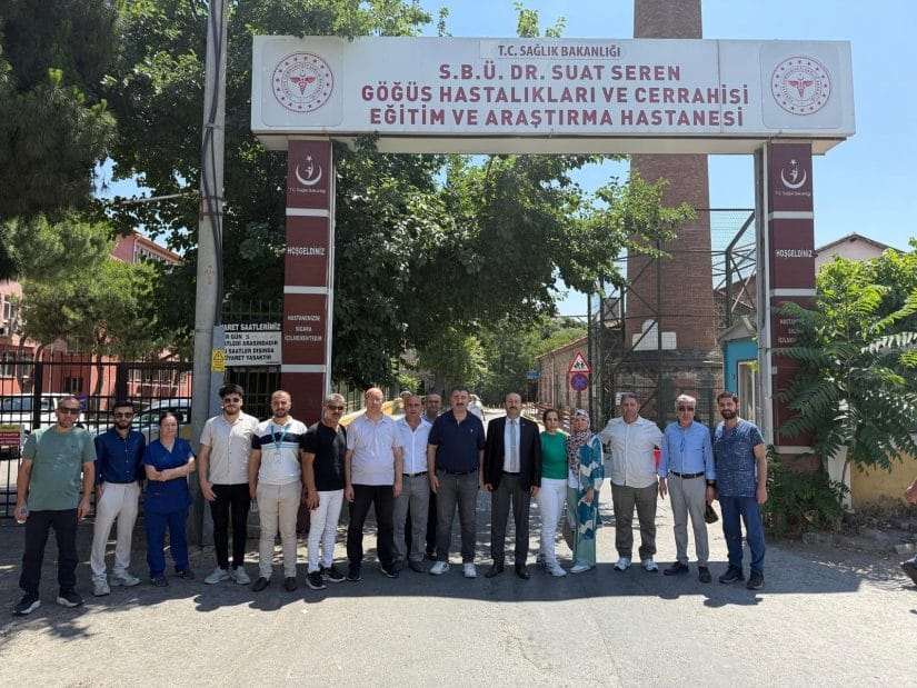 Başdaş ve Yılmaz’dan Suat Seren’e Ziyaret  “Göğüs Hastanesi Kapatılmayacak”