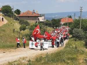 Gürlek’te keşkekli eylem!