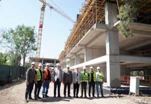 Ege Üniversitesinde yeni teknopark binası hızla yükseliyor